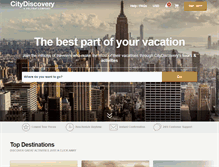 Tablet Screenshot of city-discovery.com